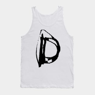 Dark and Gritty Letter G from the alphabet Tank Top